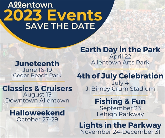 2023 Allentown City Event Calendar 